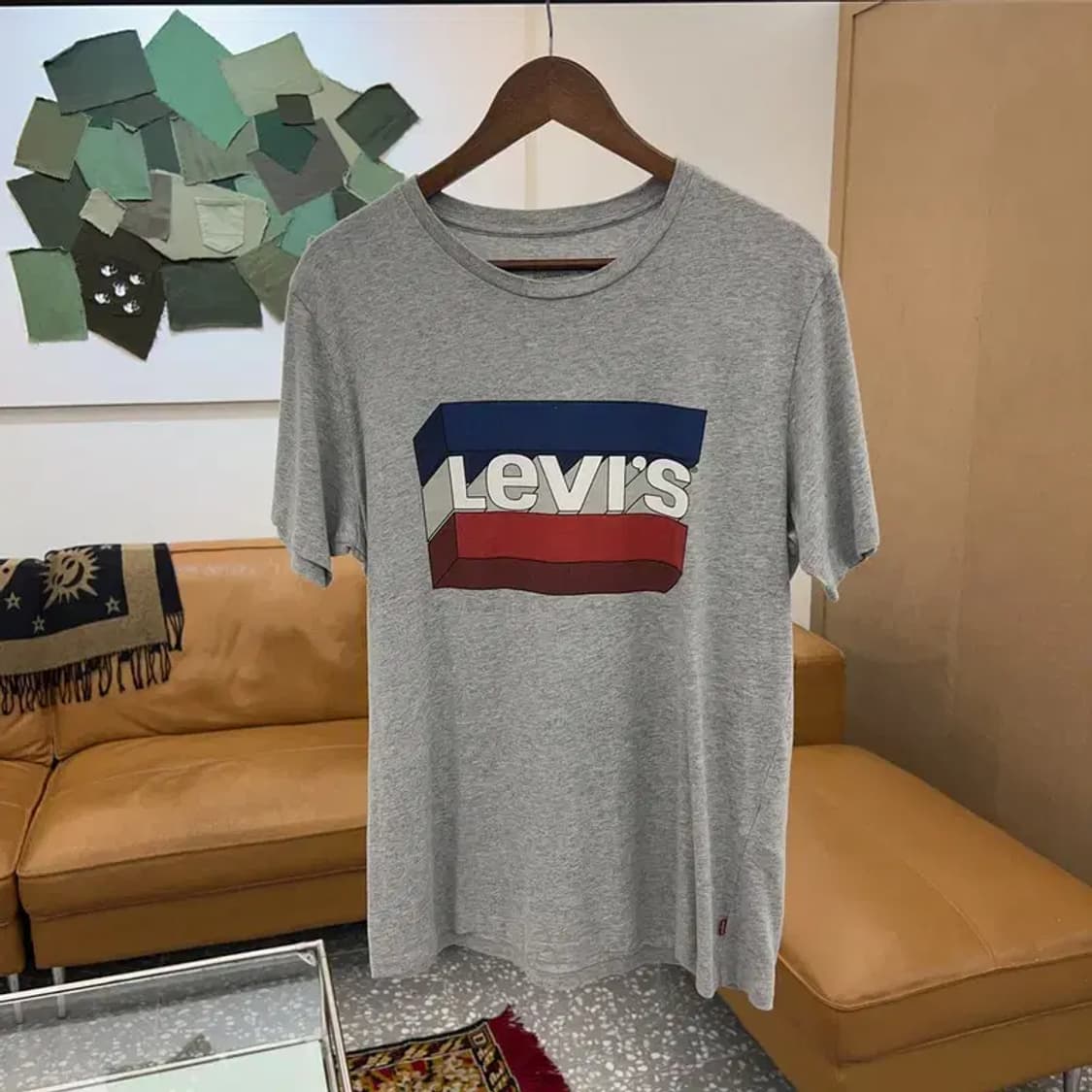 리바이스 빅로고 프린팅 반팔티 95 C04008 상품이미지1