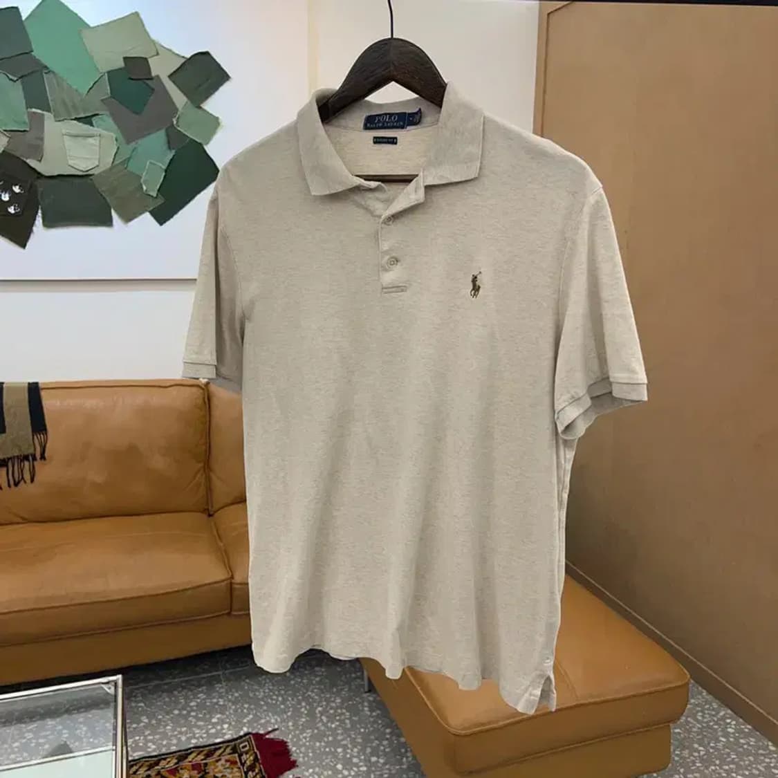 폴로 랄프로렌 캐주얼 자수로고 반팔카라티 100 C04048 상품이미지1