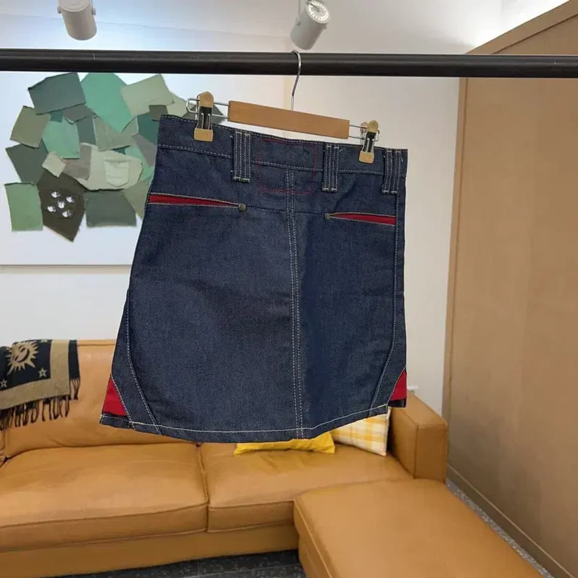 리바이스 엔지니어드진 데님 미니스커트 청치마 27인치 C04087 상품이미지2