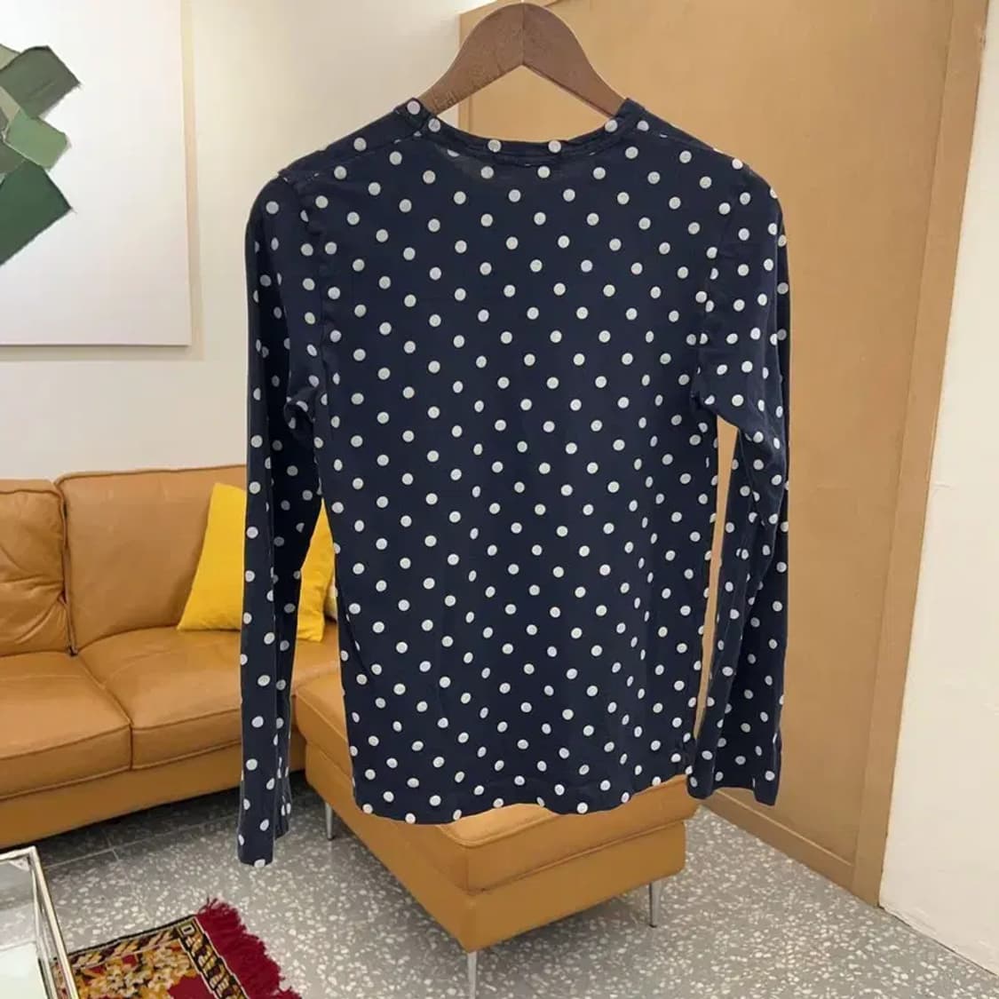 꼼데가르송 플레이 도트 롱슬리브 긴팔티 85 C04137 상품이미지2