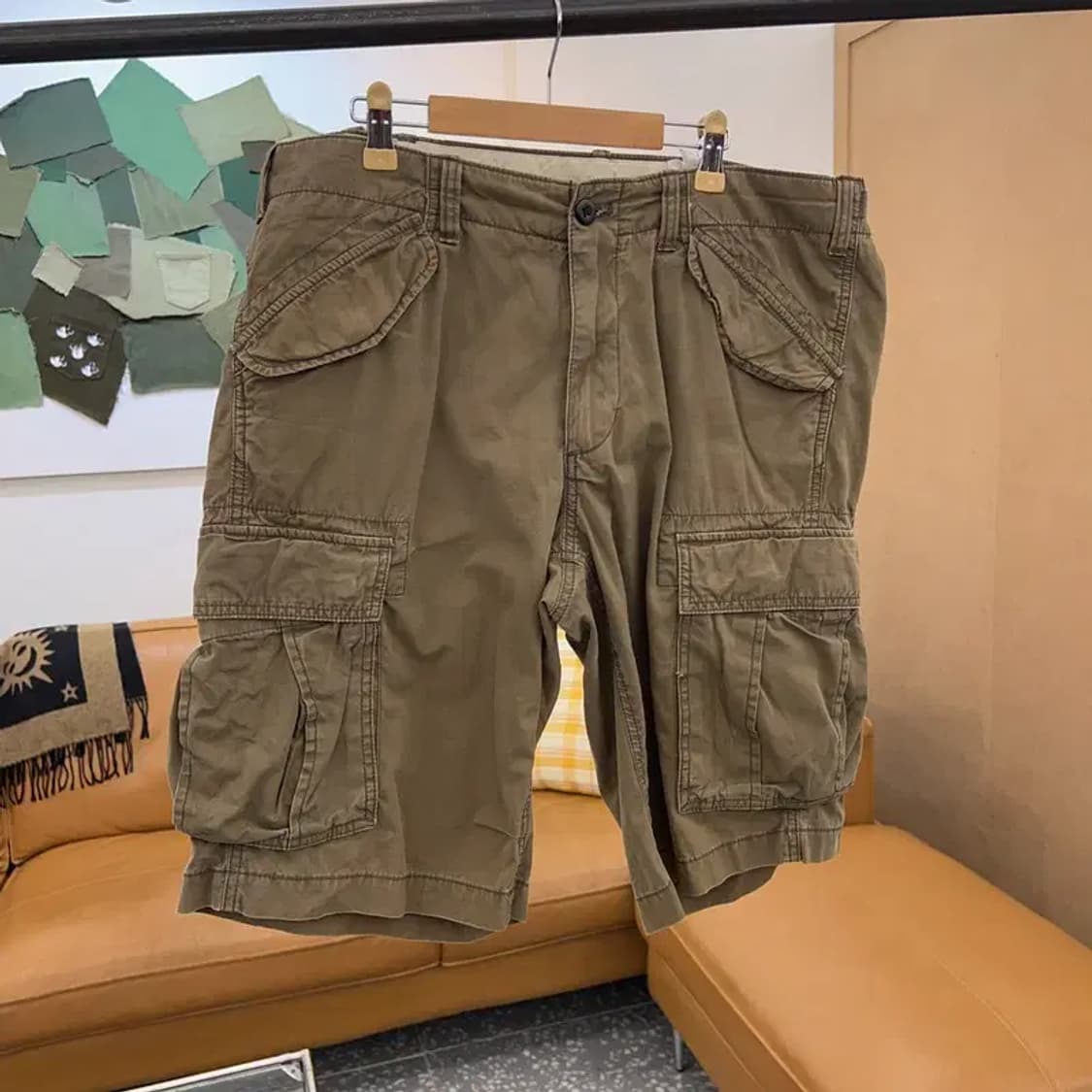 GAP 빈티지 데님 카고팬츠 반바지 34인치 C04216 상품이미지1