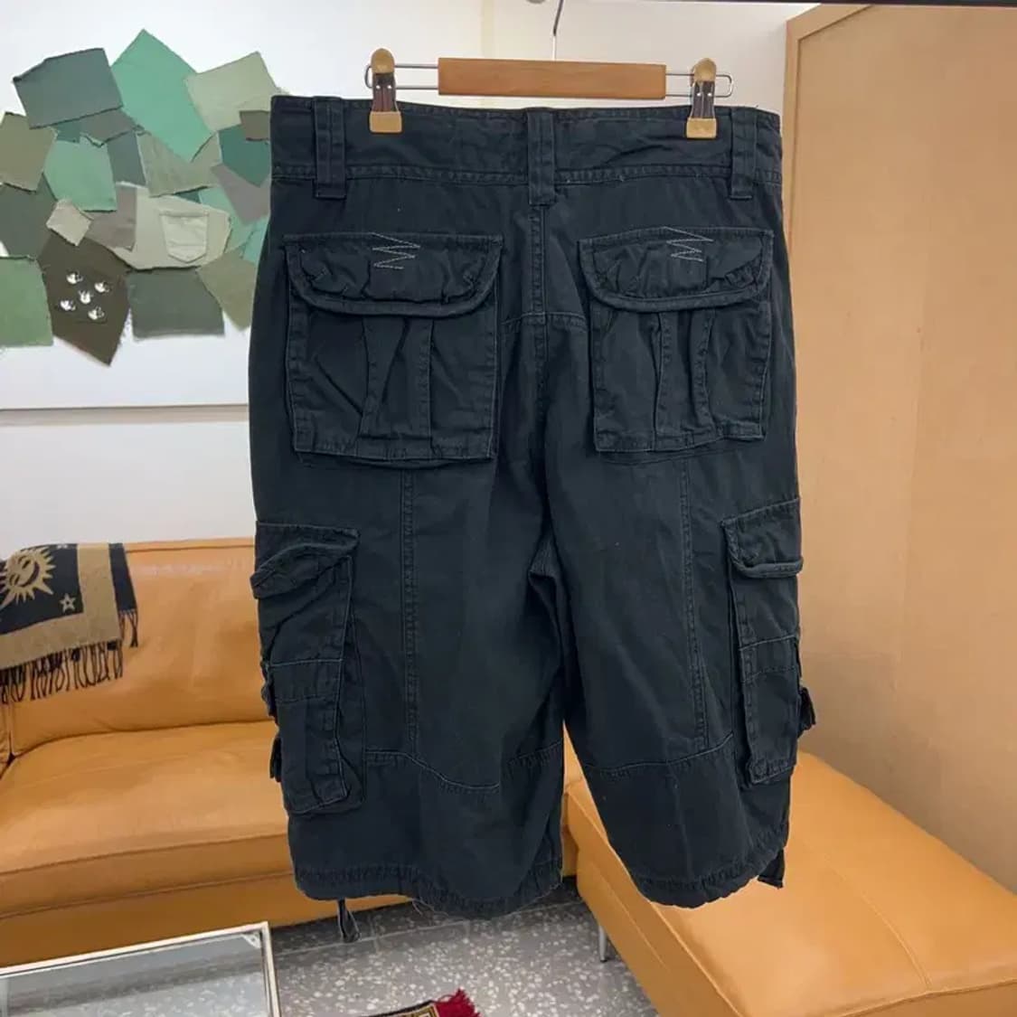 빈티지 올드스쿨 카고팬츠 반바지 M C04254 상품이미지2