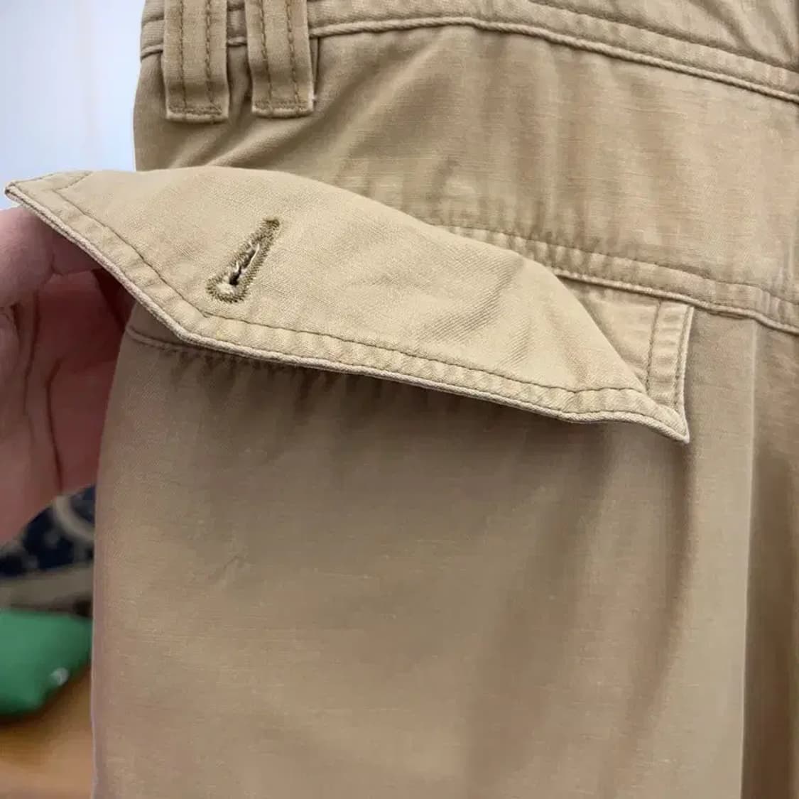 빈티지 올드스쿨 카고팬츠 면 반바지 M  C04258 상품이미지2