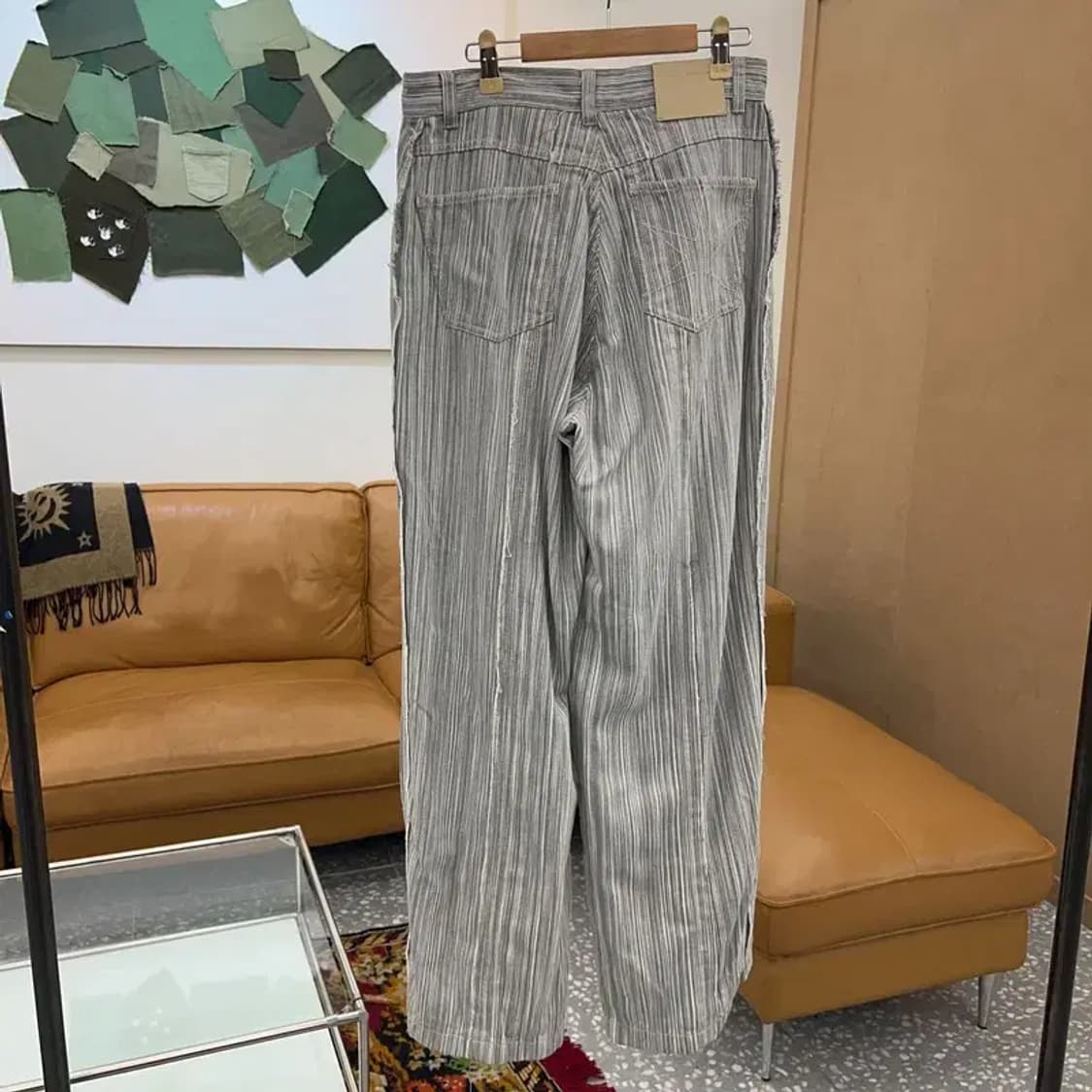 키르시 빈티지 스트라이프 와이드팬츠 면바지 2 C04336 상품이미지2
