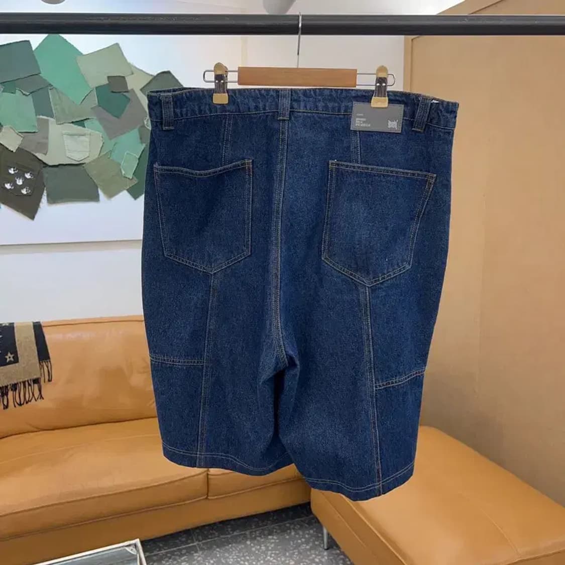 브라운브레스 올드스쿨 스티치 데님팬츠 반바지 XL C04338 상품이미지2