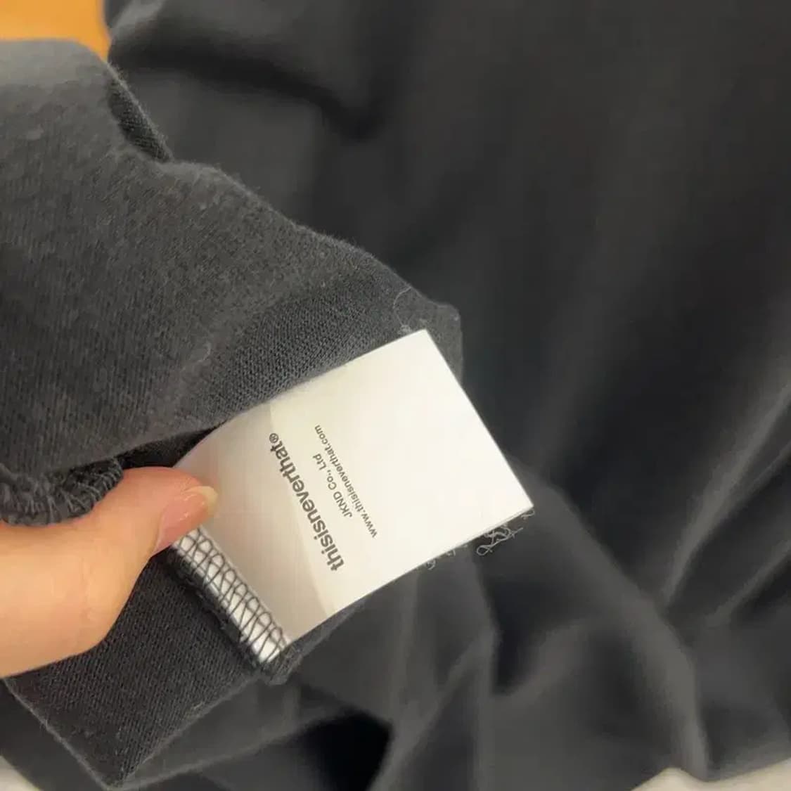 디스이즈네버댓 프린팅 로고 반팔티 100 C04320 상품이미지4