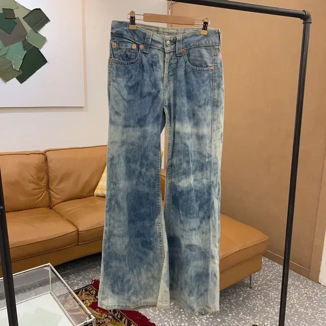 리바이스 929 빈티지 부츠컷 데님 청바지 28인치 C04378 상품이미지1
