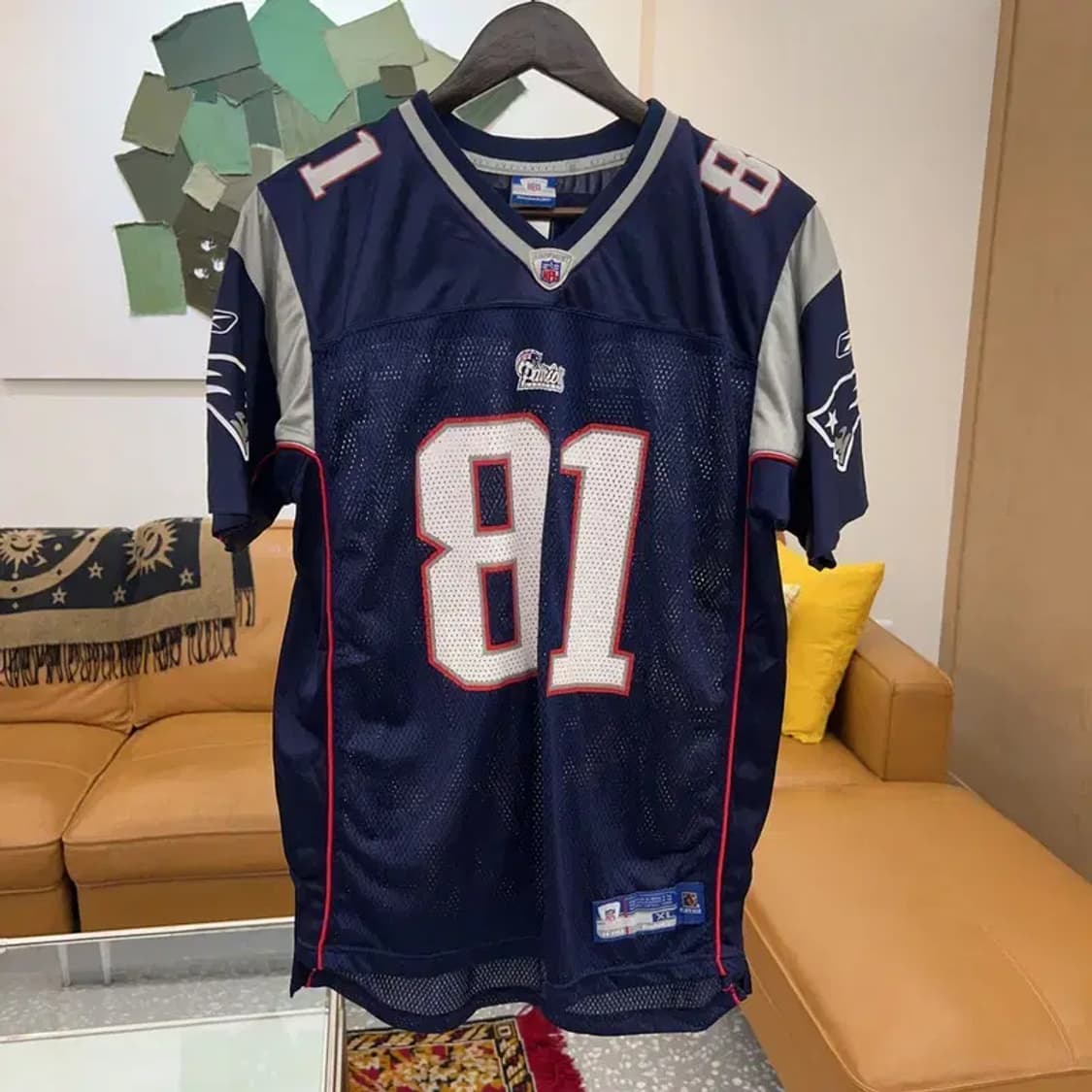 NFL 뉴잉글랜드 럭비 유니폼 져지 반팔티 100 C04365 상품이미지1