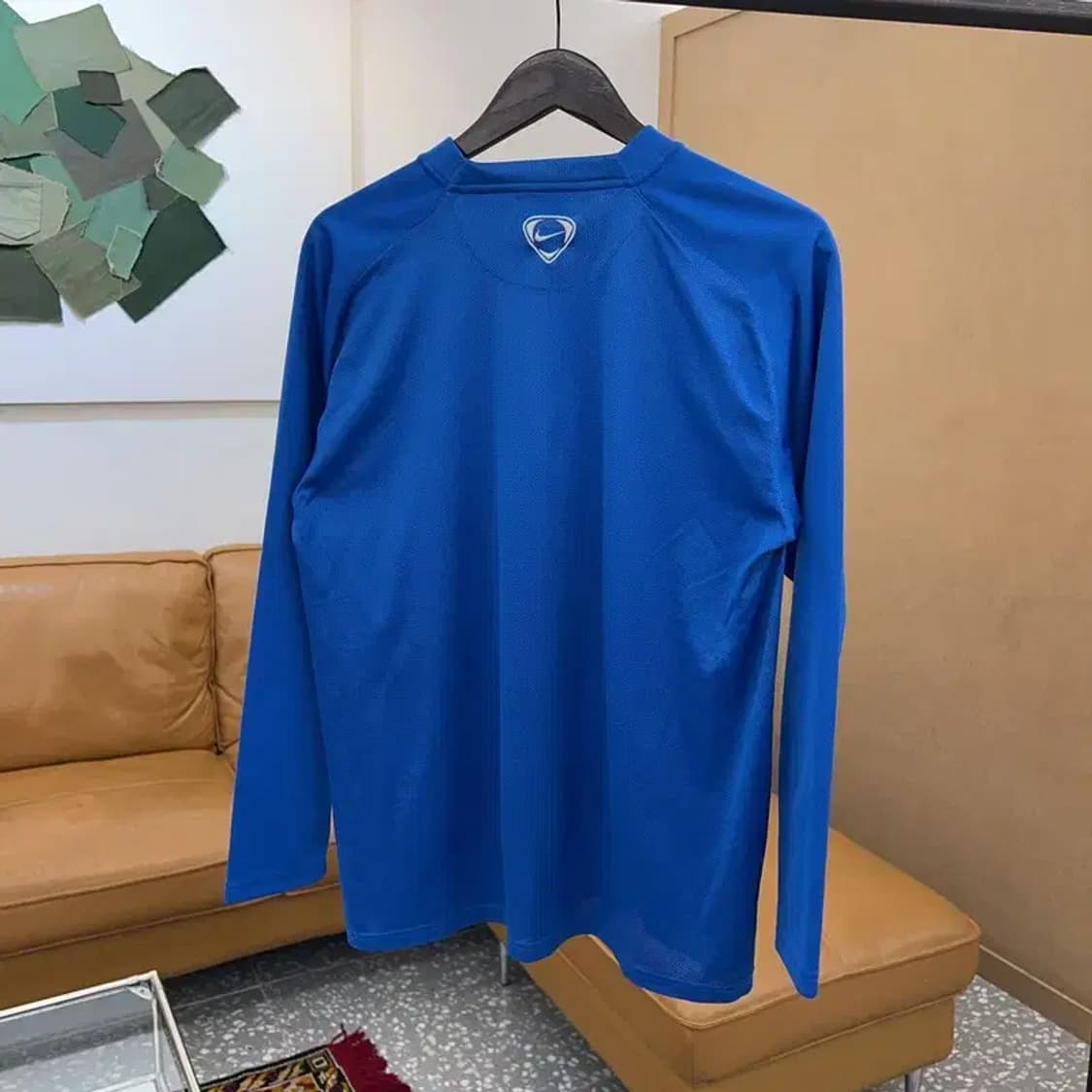 나이키 스우시 자수로고 기능성 롱슬리브 긴팔티  100 C04388 상품이미지2