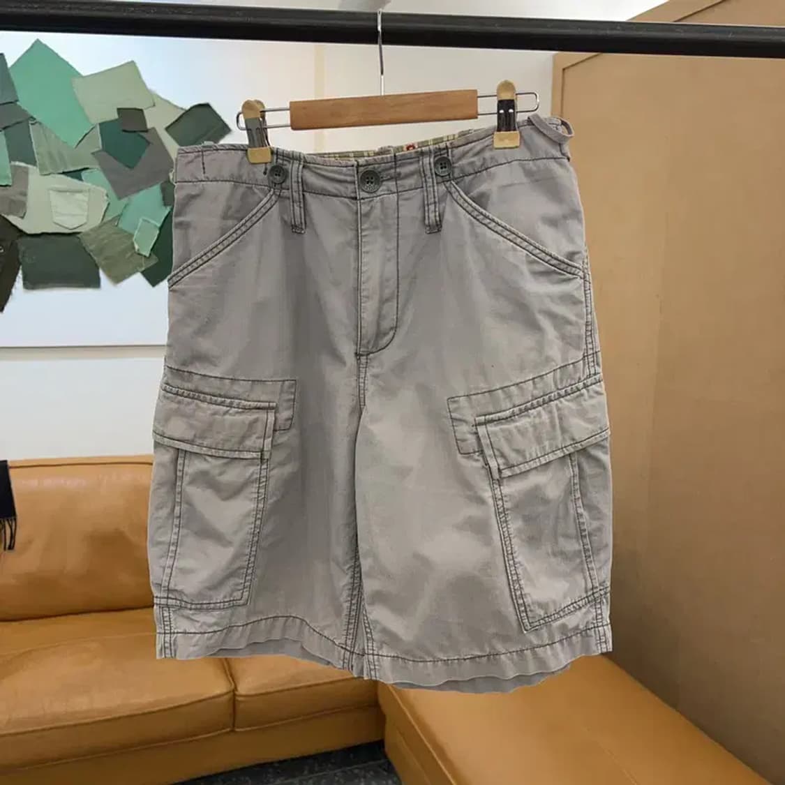 빈티지 카고팬츠 코튼 반바지 76 C04410 상품이미지1