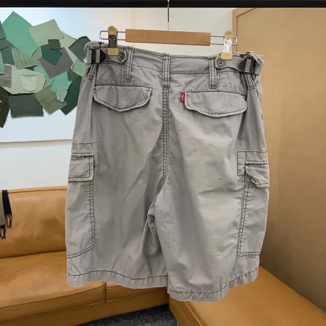 빈티지 카고팬츠 코튼 반바지 76 C04410 상품이미지2