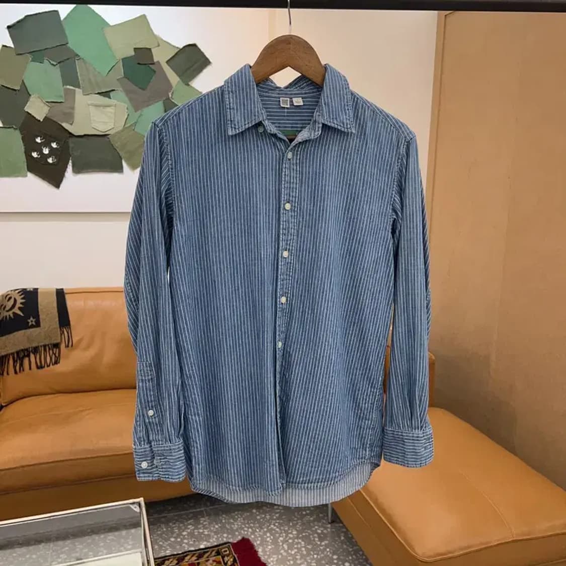 유니클로 U 르메르 스트라이프 셔츠 90 C04470 상품이미지1