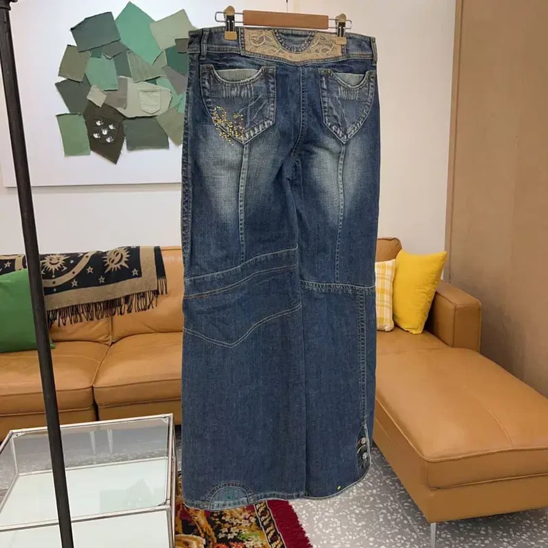 바닐라비 빈티지 포인트 데님 청바지 27인치 C04540 상품이미지2