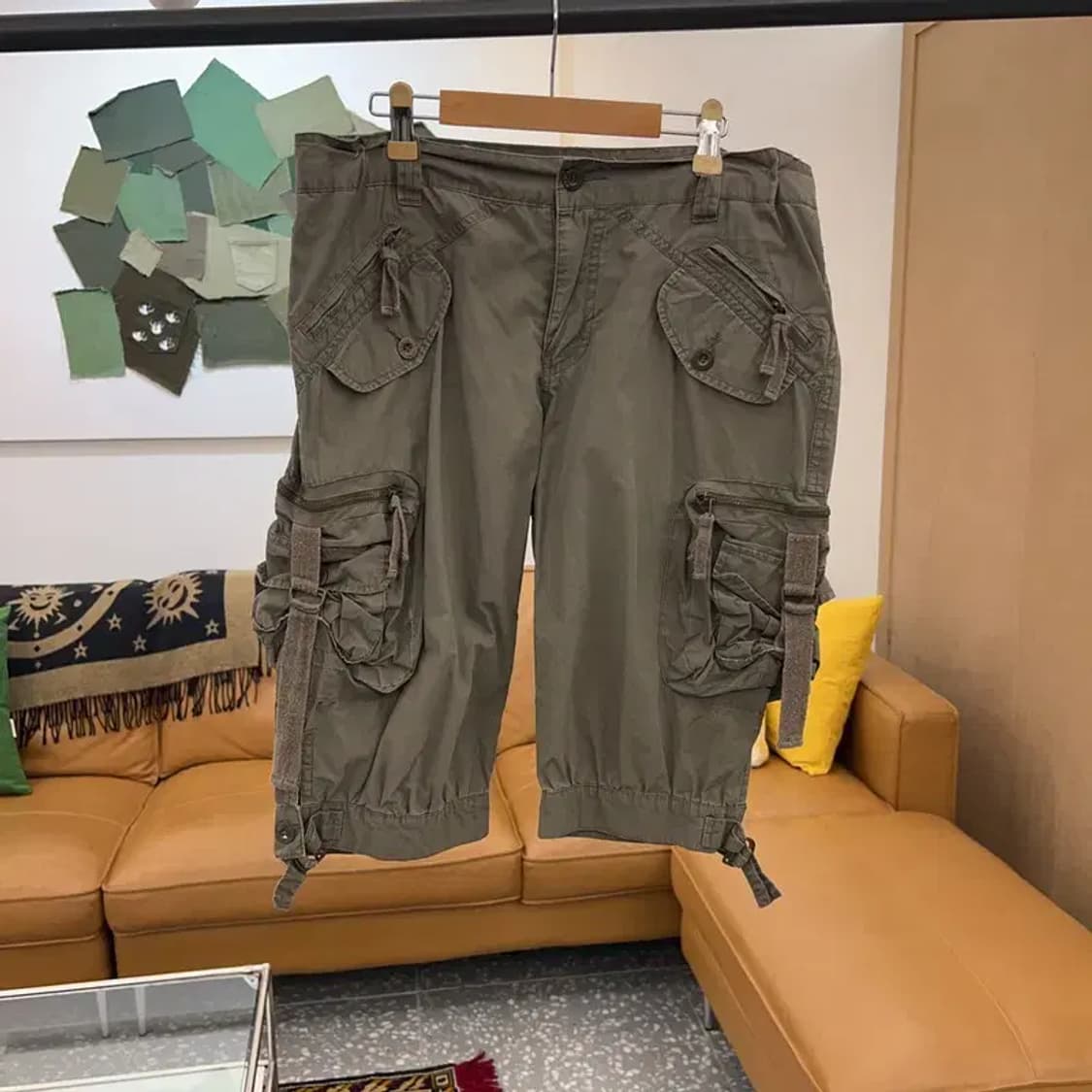 빈티지 멀티포켓 카고팬츠 반바지 30인치 C04546 상품이미지1