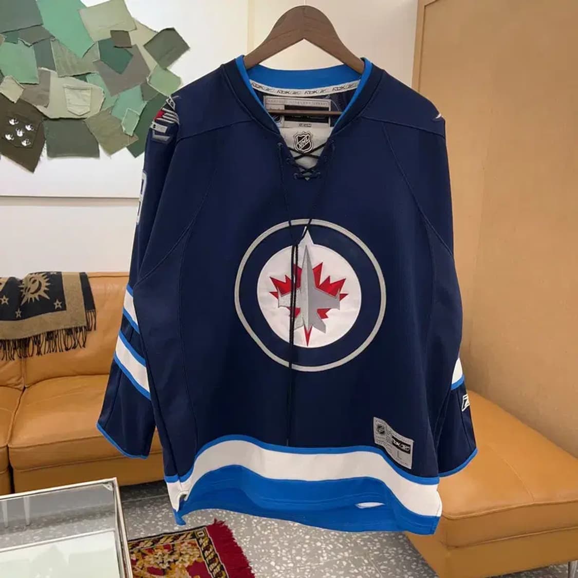 리복 NHL위니펙 제츠 블록코어 하키 유니폼 져지 105 C04585 상품이미지1