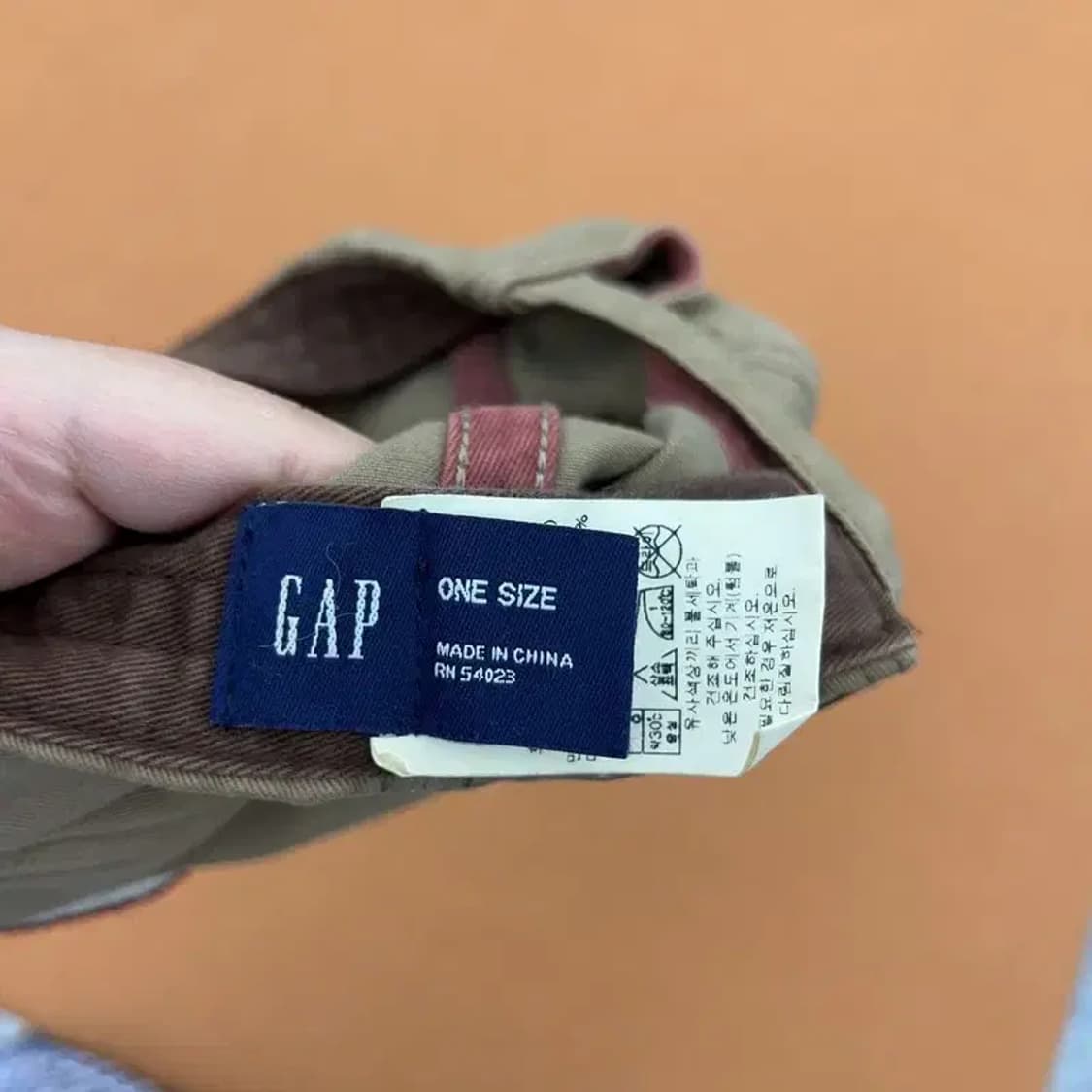 갭 GAP 빅로고 빈티지 볼캡 야구모자 C04609 상품이미지5