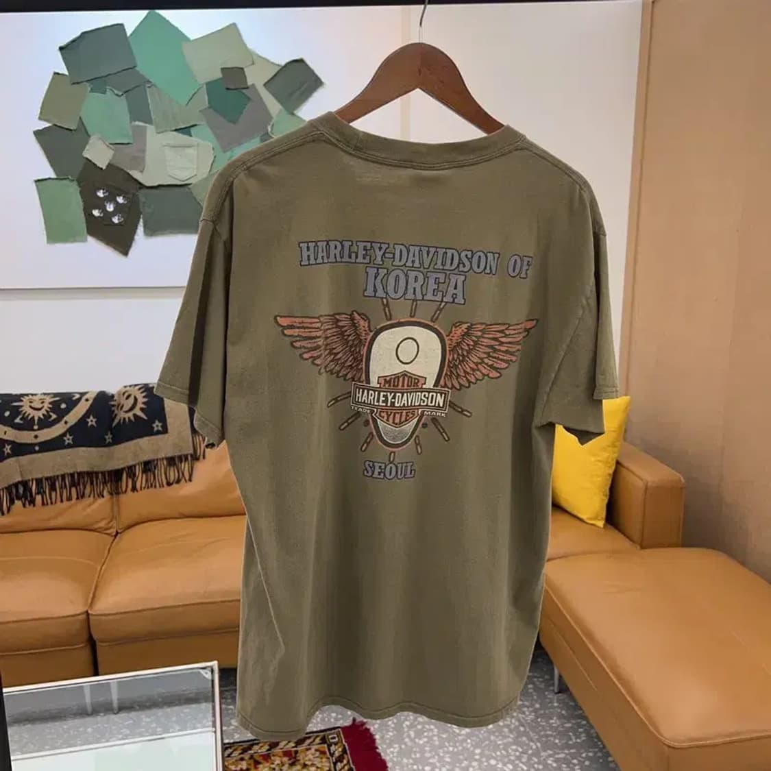 할리 데이비슨 서울 빈티지 프린팅 반팔티 100 C04602 상품이미지2