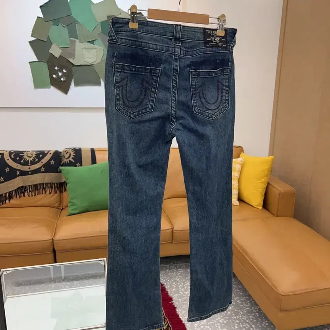 트루릴리젼 레인보우 스판 데님팬츠 청바지 28인치 C04633 상품이미지2
