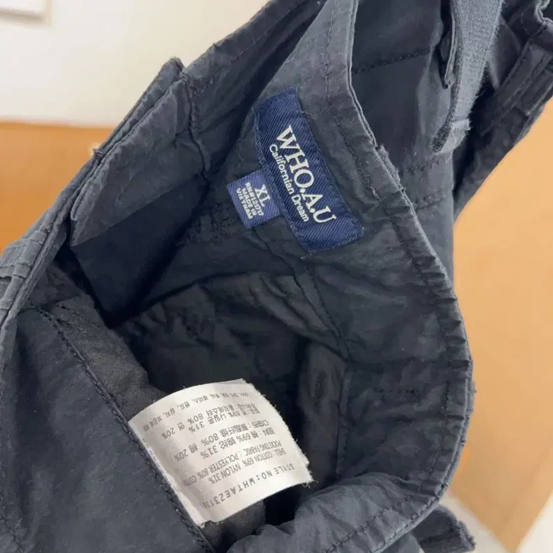후아유 빈티지 카고팬츠 면바지 XL C04638 상품이미지3