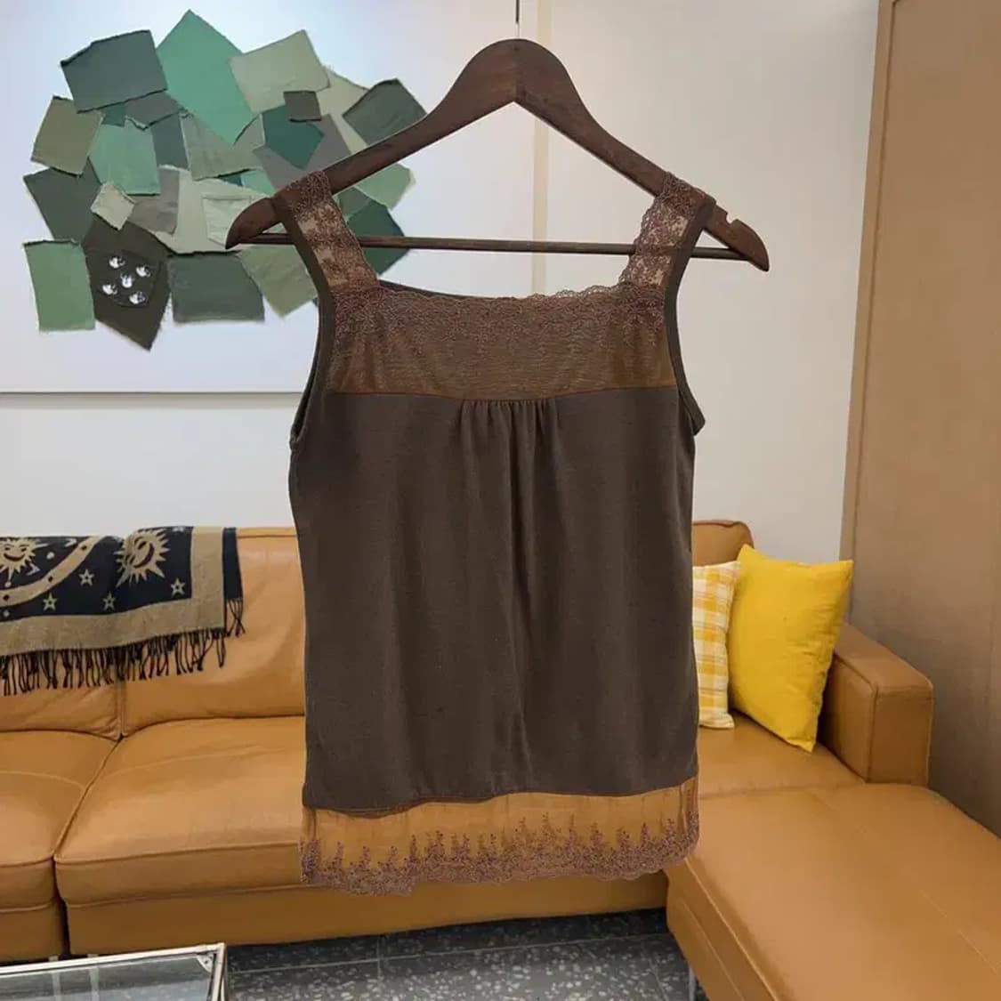 빈티지 모리걸 레이스 민소매 나시티 85 C04656 상품이미지1