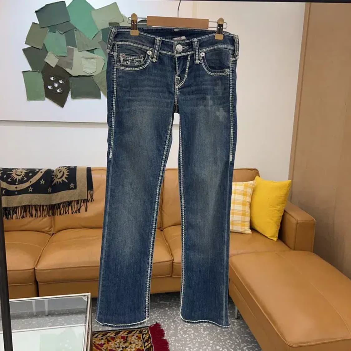 트루릴리젼 스트레이트 데님팬츠 청바지 26인치 C04666 상품이미지1