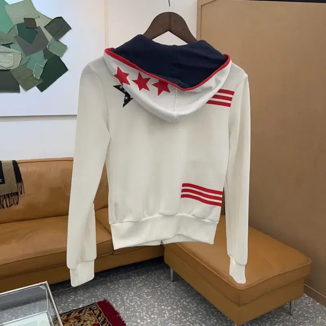 아디다스 USA 스타 별 져지 후드집업 85 C04682 상품이미지2