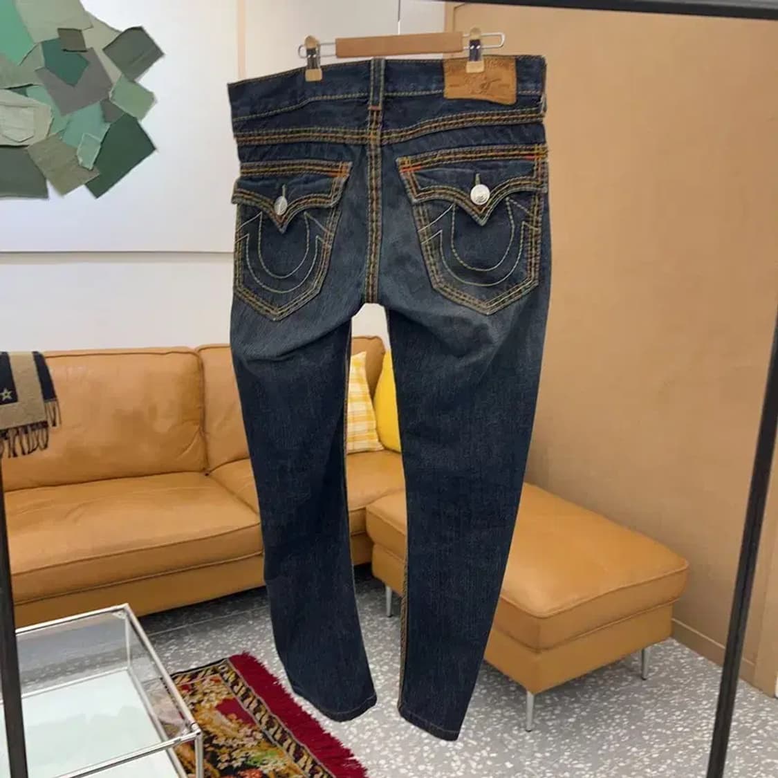 트루릴리젼 빈티지 데님팬츠 청바지 32인치 C04695 상품이미지2