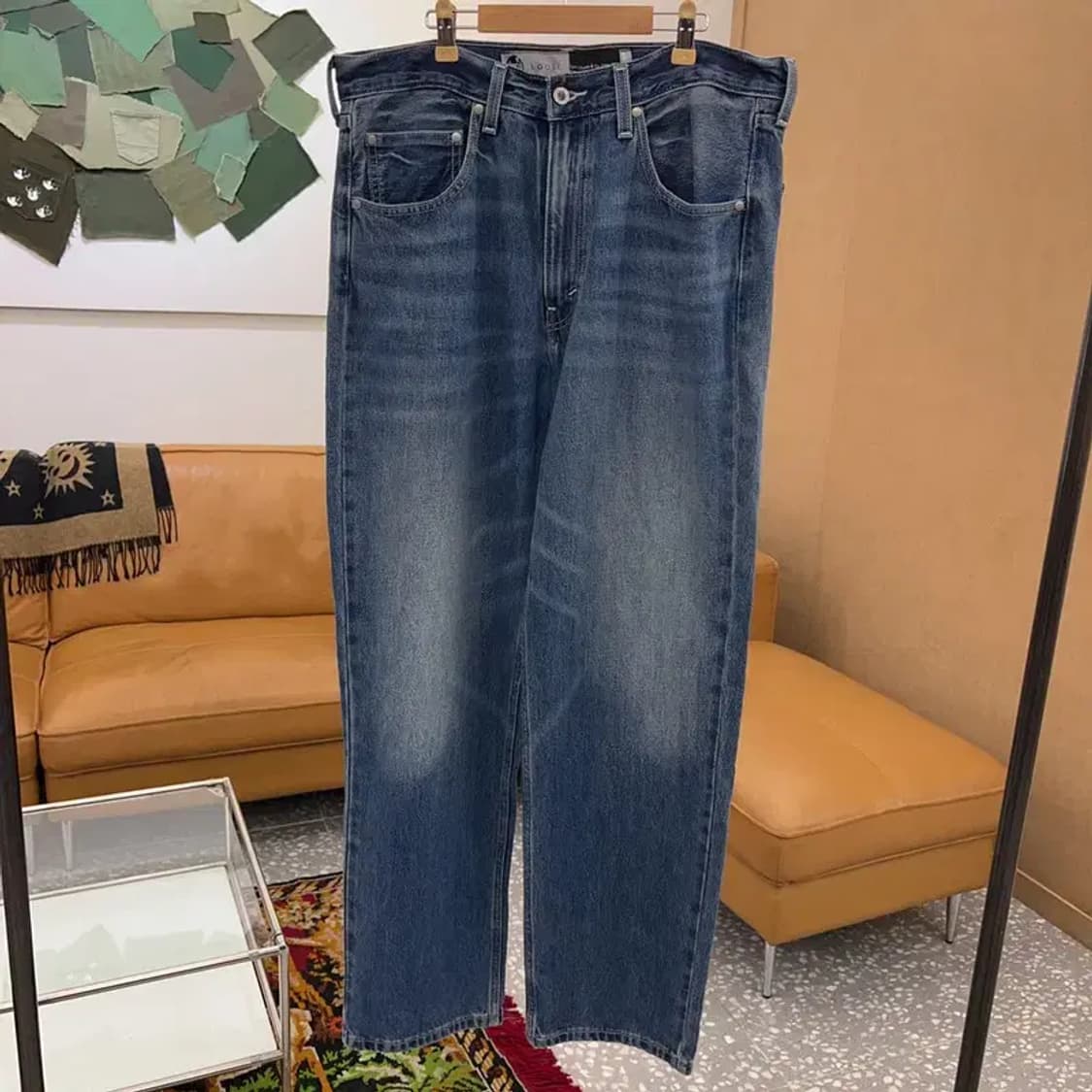 리바이스 실버탭 루즈핏 데님팬츠 청바지 34인치 C04697 상품이미지1