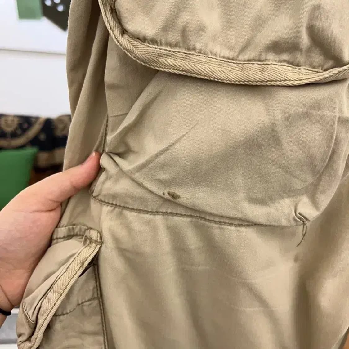 빈티지 멀티포켓 카고팬츠 반바지 35인치 C04725 상품이미지5