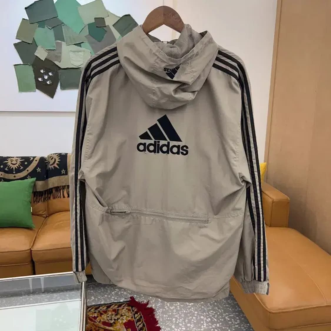 아디다스 올드스쿨 오버핏 바람막이 자켓 105 C04713 상품이미지2