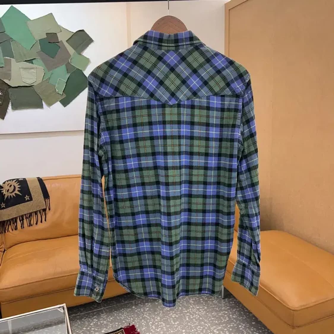 폴로 진스 컴퍼니 빈티지 투포켓 체크 셔츠 90 C04730 상품이미지2