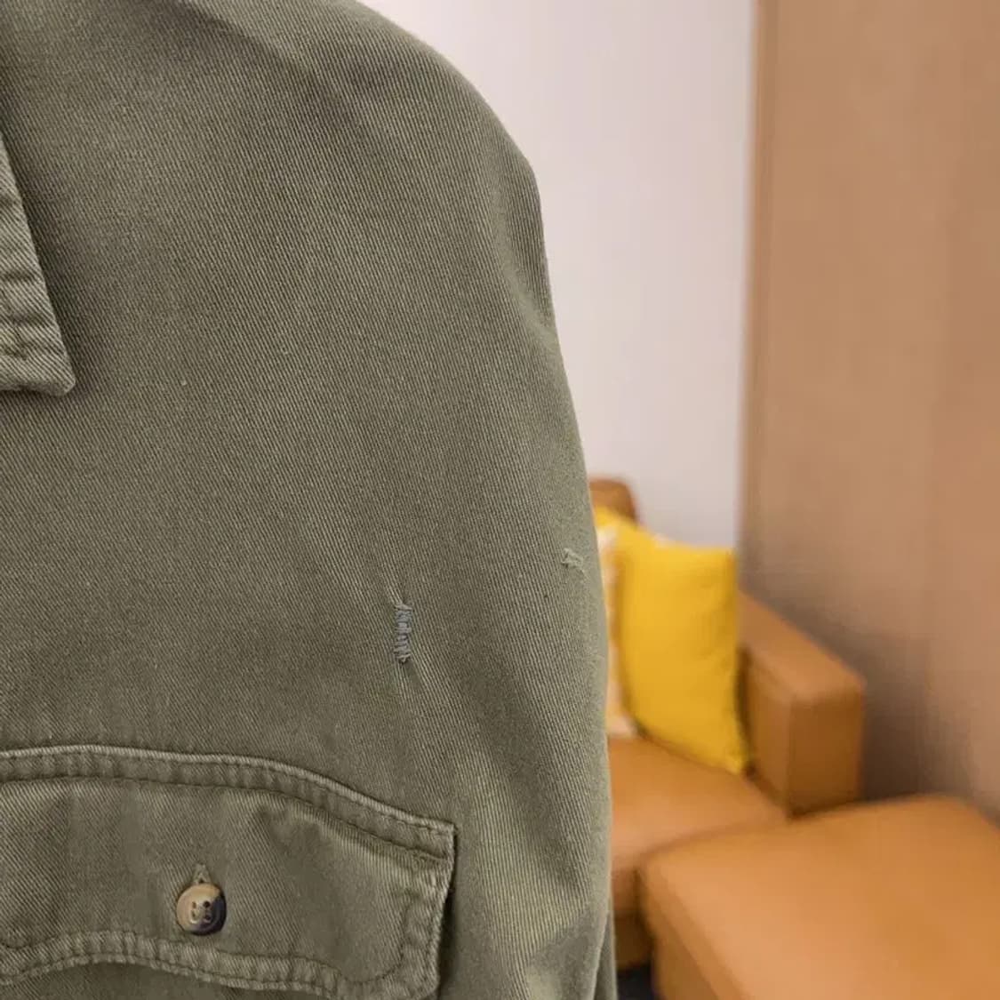 랭글러 빈티지 오버핏 사파리 포켓 셔츠 115 C04735 상품이미지5
