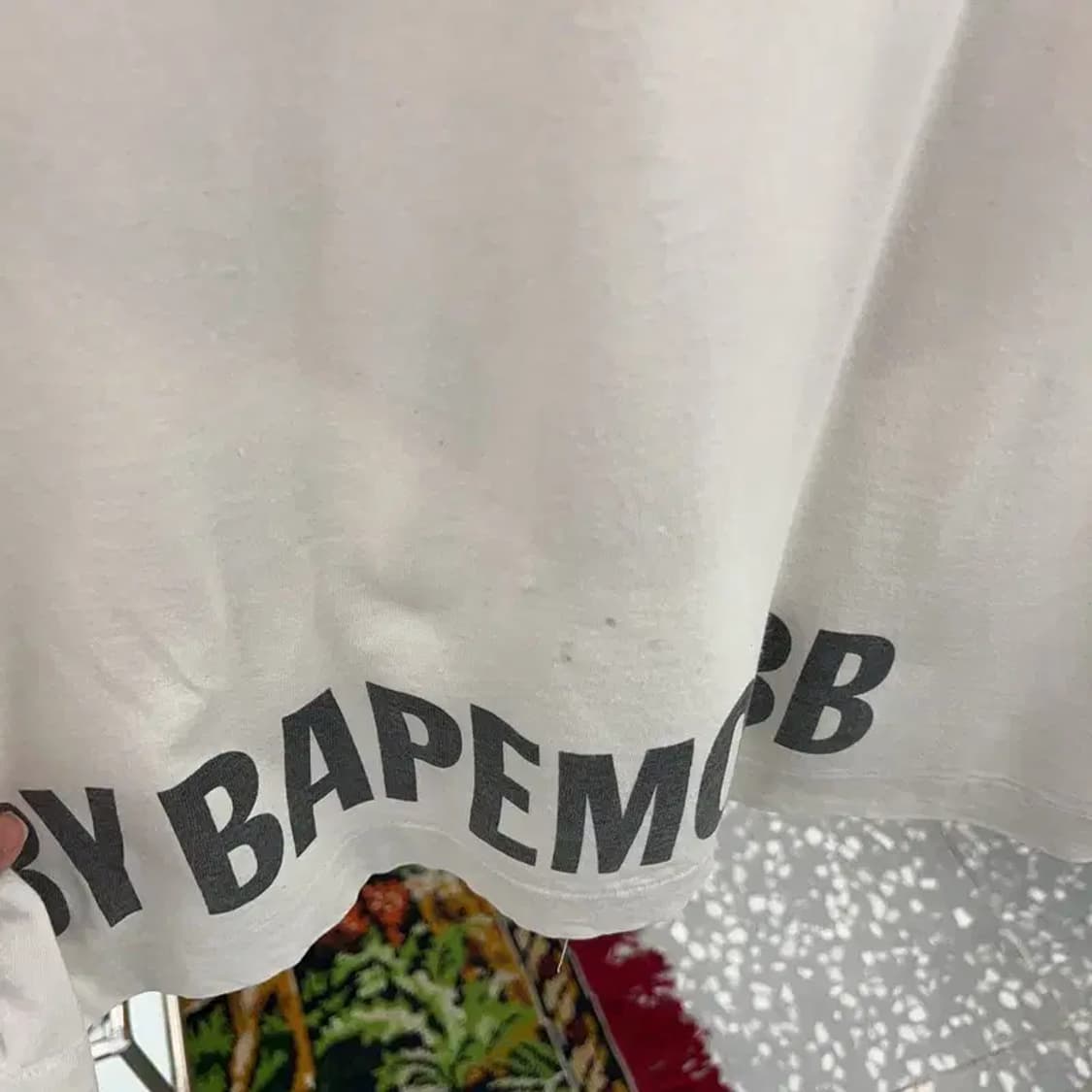 베이프 빅헤드 프린팅 빈티지 반팔티 95 C04743 상품이미지8