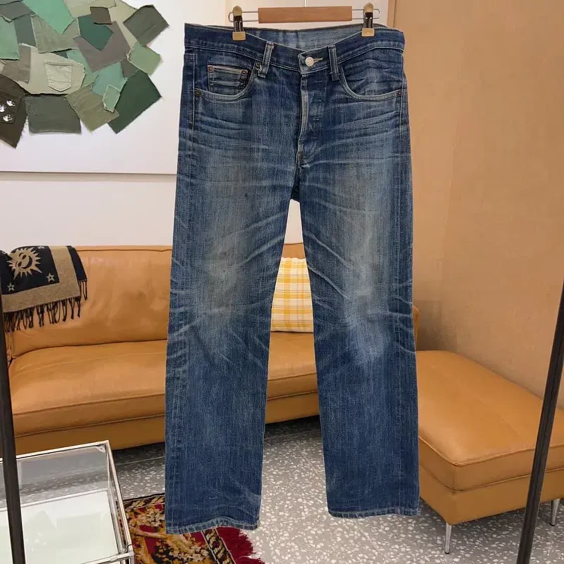 리바이스 501 빅E USA 셀비지 데님팬츠 청바지 32인치 C04757 상품이미지1