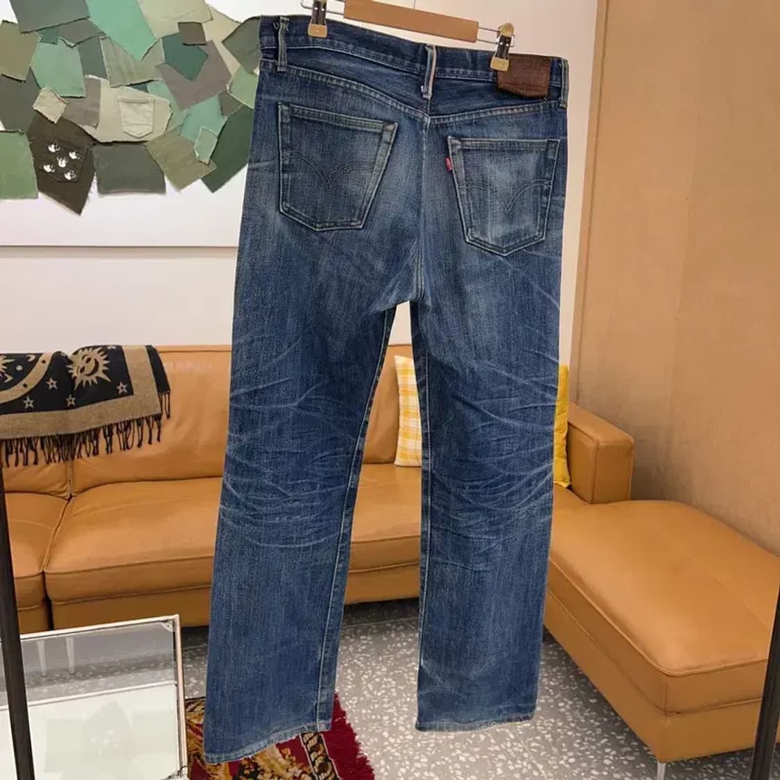 리바이스 501 빅E USA 셀비지 데님팬츠 청바지 32인치 C04757 상품이미지2