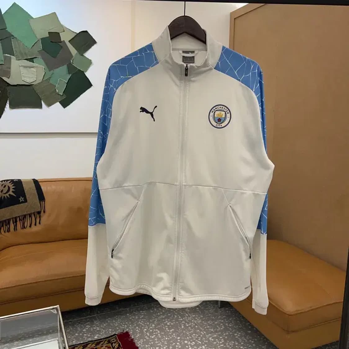 푸마 맨체스터시티 축구 트랙탑 집업 져지 110 C04741 상품이미지1