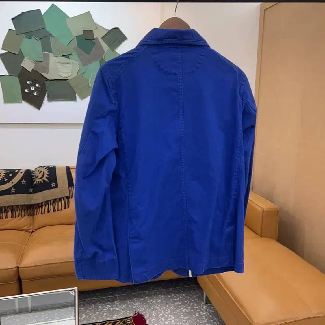 단톤 라운드 카라 아메카지 코튼 자켓 95 C04762 상품이미지2