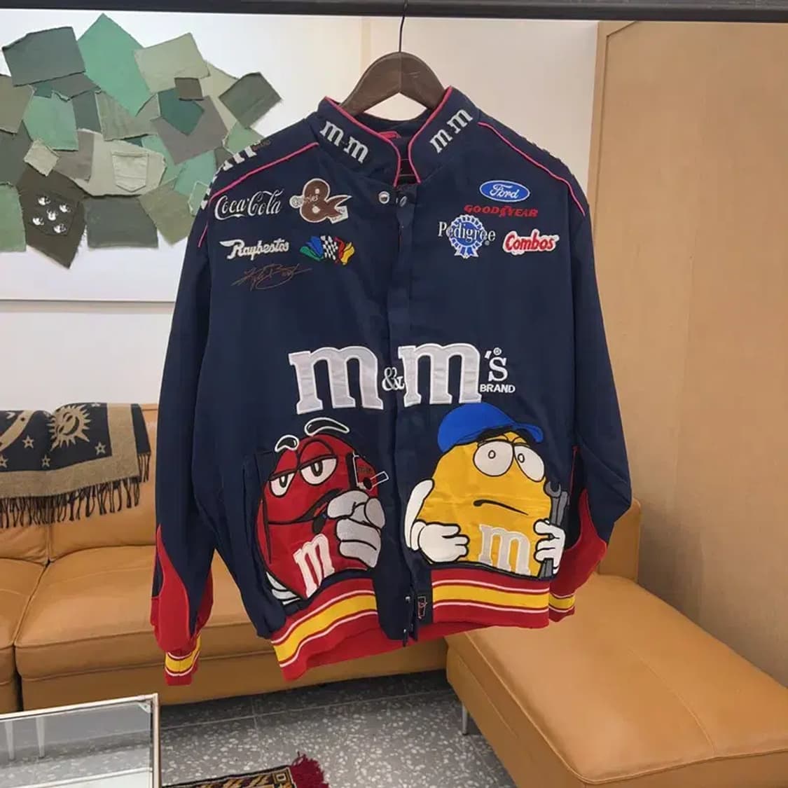 JH 디자인 M&M 빈티지 레이싱 자켓 105 C04764 상품이미지1