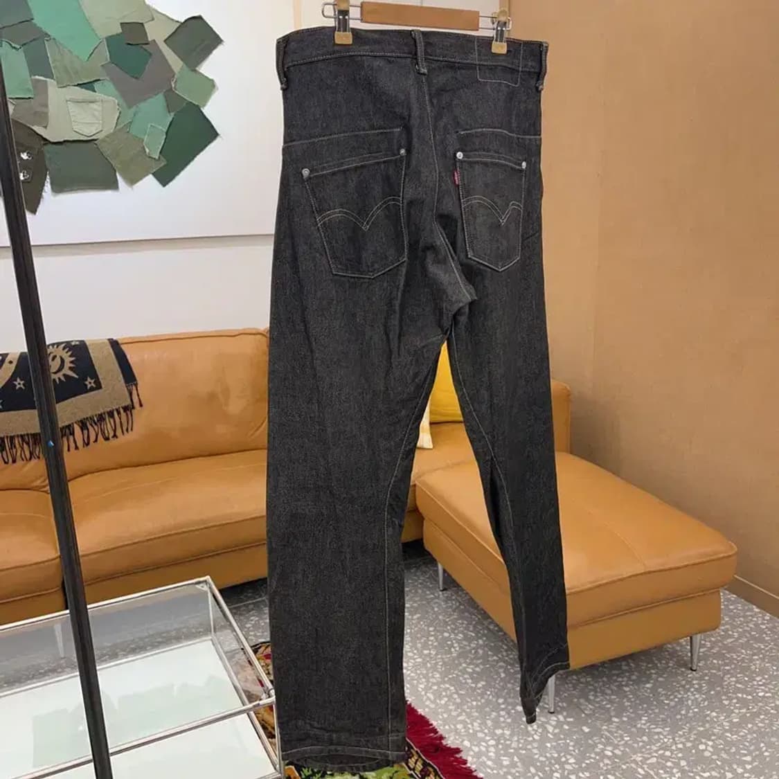 리바이스 엔지니어드진 흑청 데님팬츠 청바지 76 C04813 상품이미지2