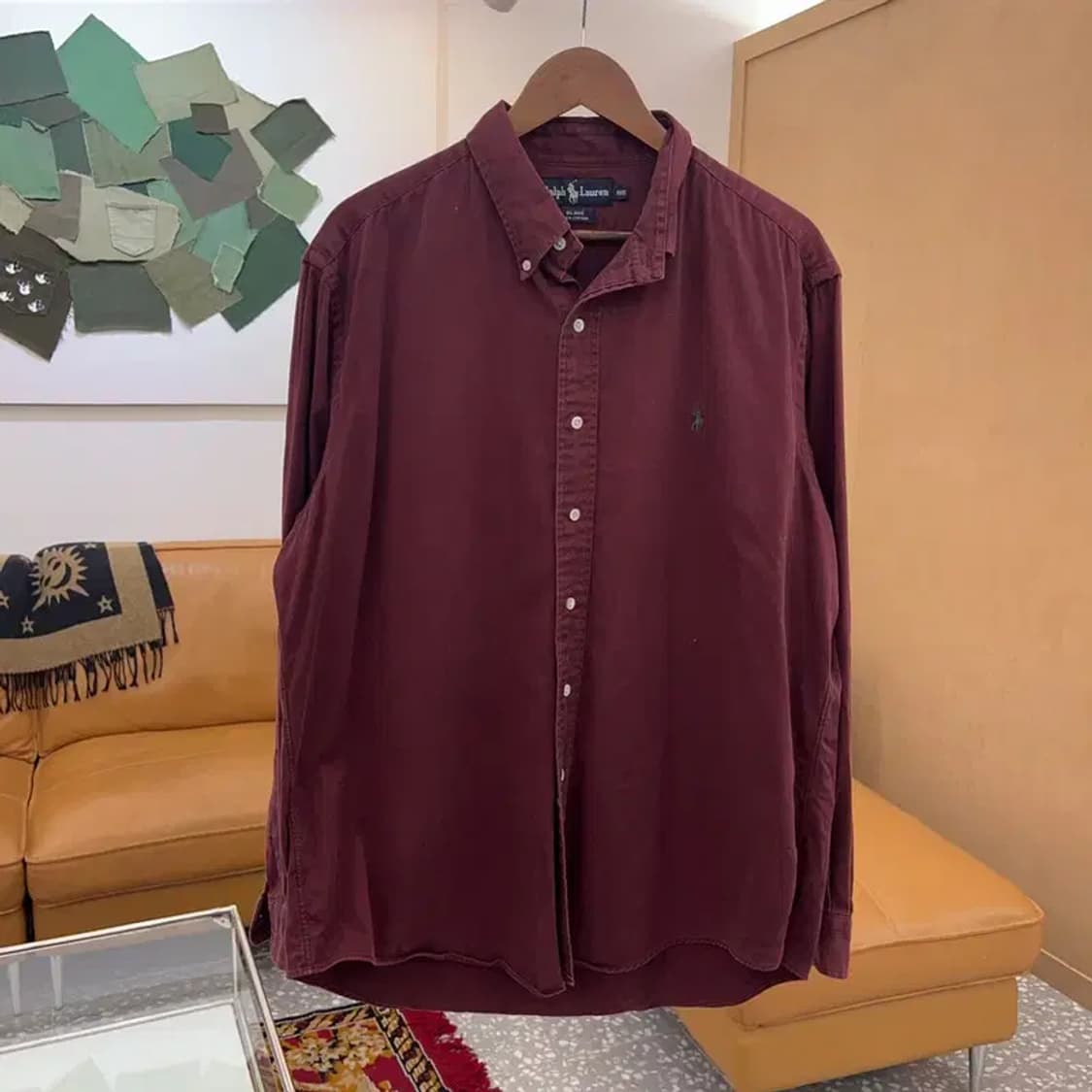 폴로 랄프로렌 빈티지 오버핏 버튼다운 셔츠 105 C04801 상품이미지1