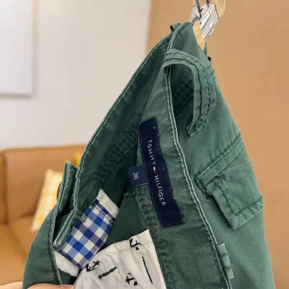 타미힐피거 빈티지 카고팬츠 반바지 36인치 C04846 상품이미지3