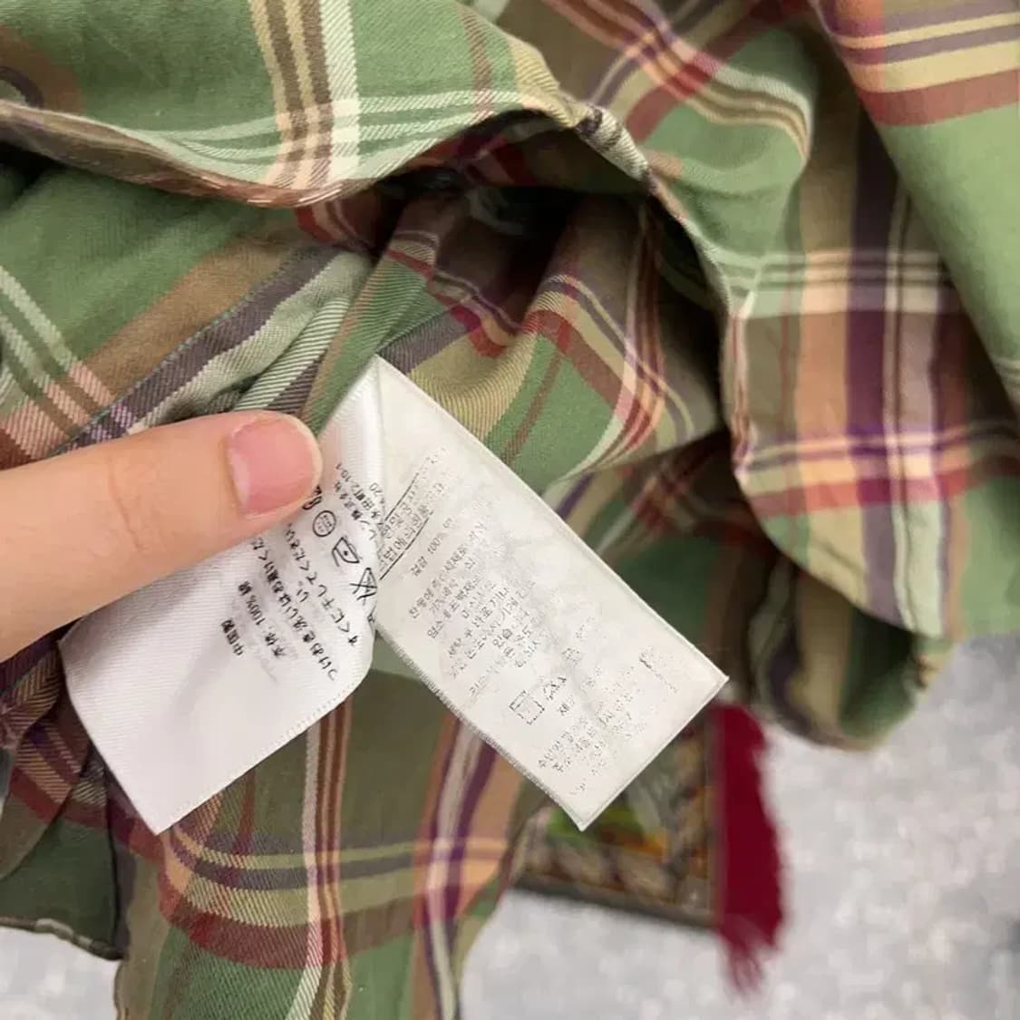 폴로 랄프로렌 빈티지 체크 셔츠 95 C04929 상품이미지5