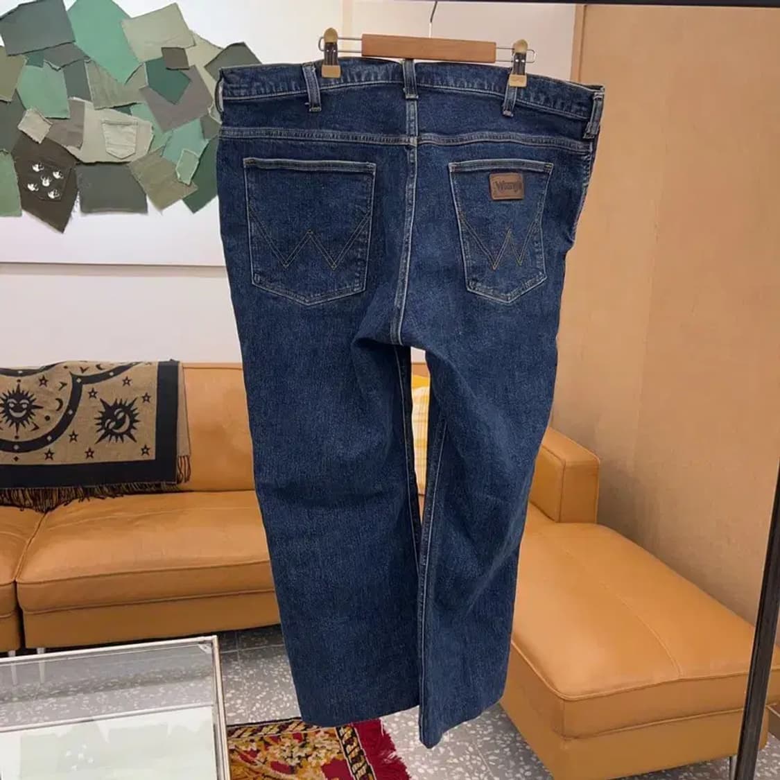 랭글러 빅사이즈 캐주얼 스판 데님팬츠 청바지 38인치 C04932 상품이미지2