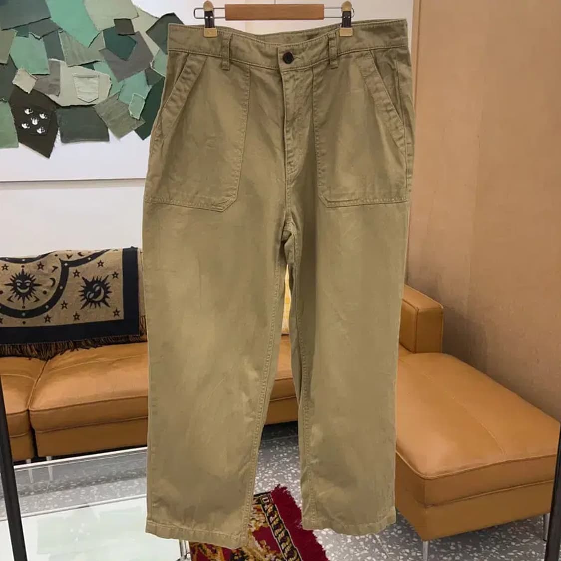 유니폼브릿지 캐주얼 퍼티그 코튼팬츠 면바지 XL C04939 상품이미지1