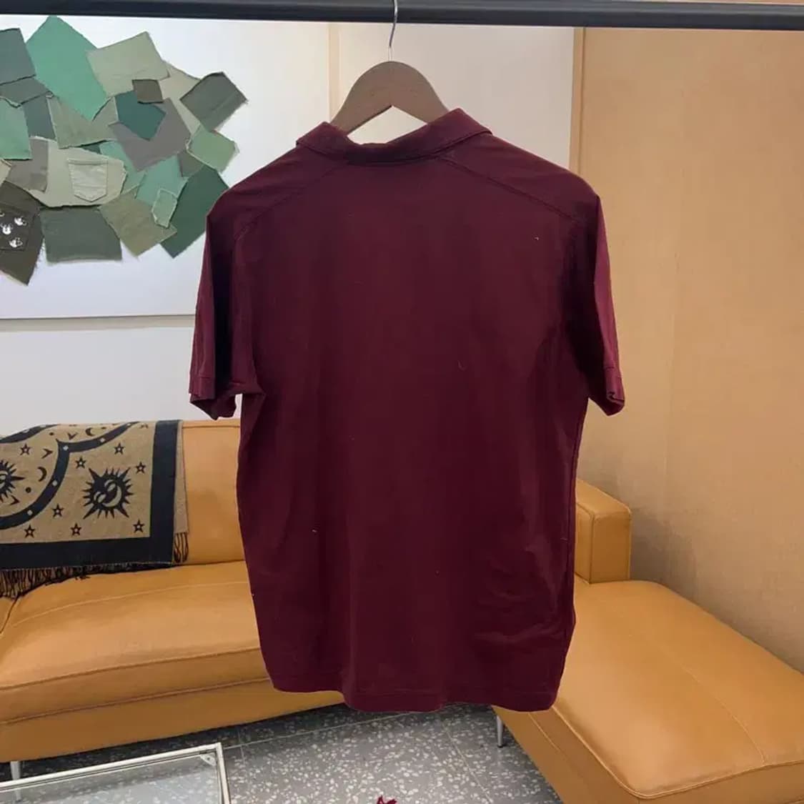 솔리드옴므 캐주얼 무지 스판 반팔카라티 95 C04946 상품이미지2