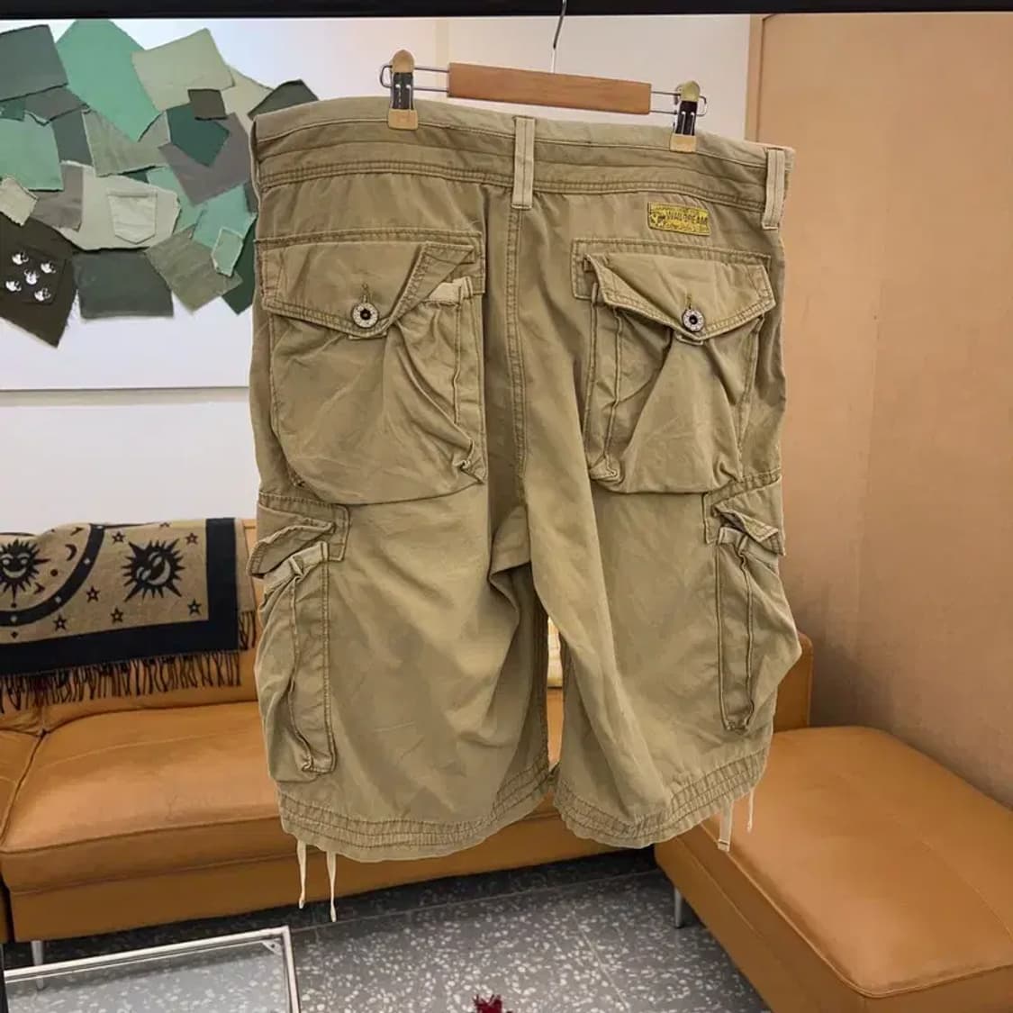빈티지 멀티포켓 카고팬츠 반바지 XL C04991 상품이미지2