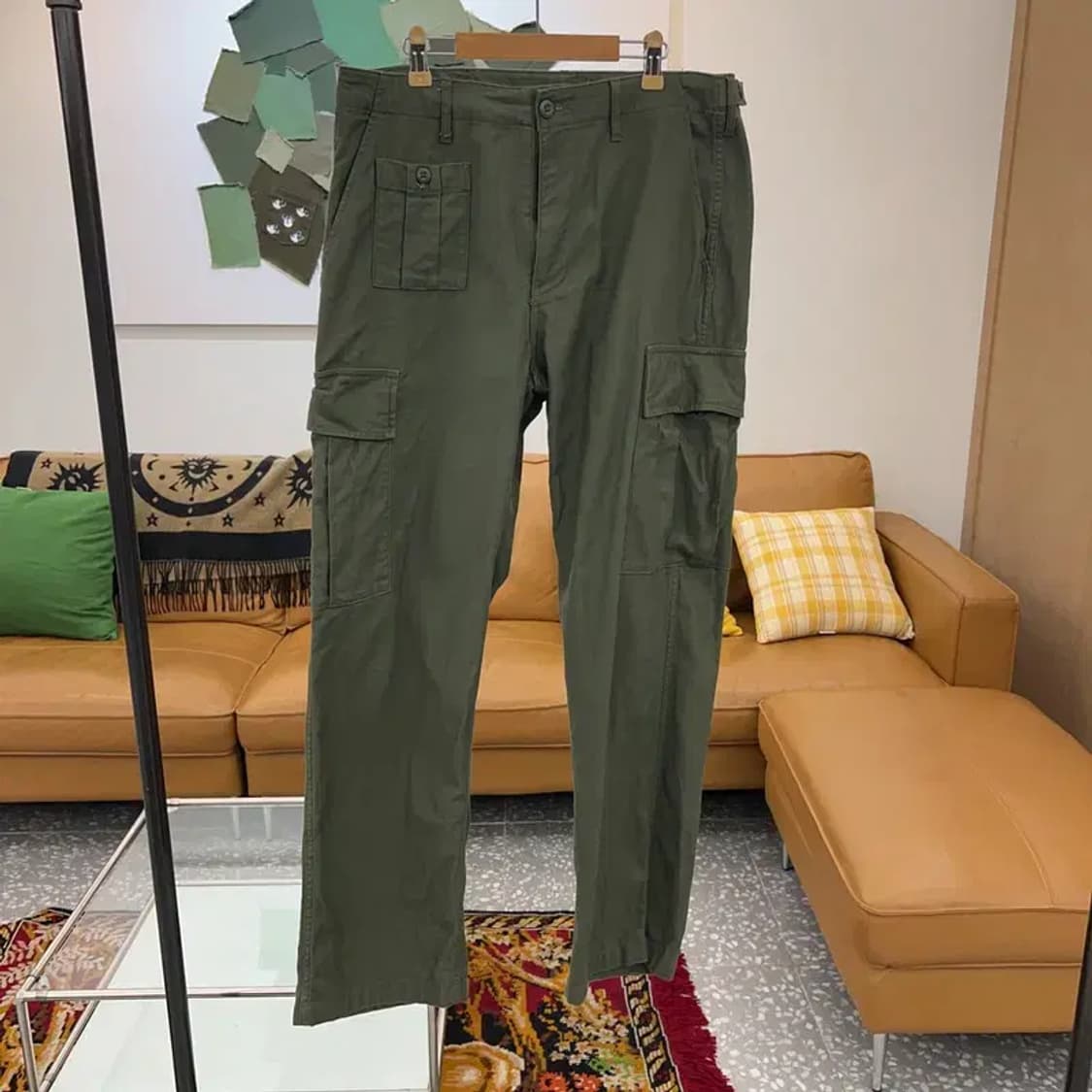 무신사스탠다드 캐주얼 카고팬츠 면바지 32인치 C05056 상품이미지1