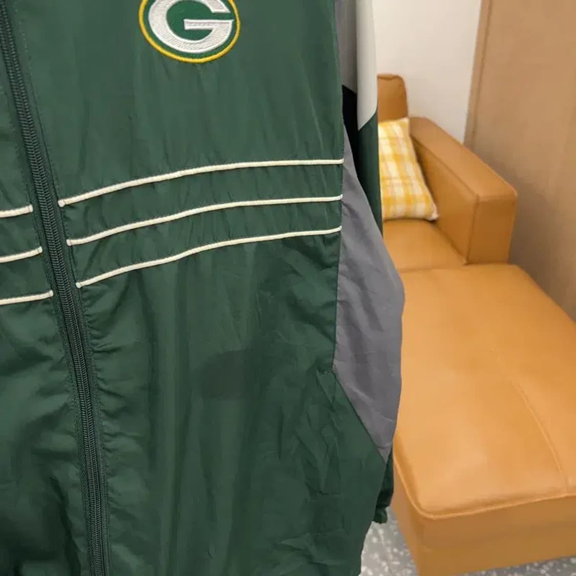 리복 NFL 그린베이 패커스 바람막이 자켓 105 C05043 상품이미지6