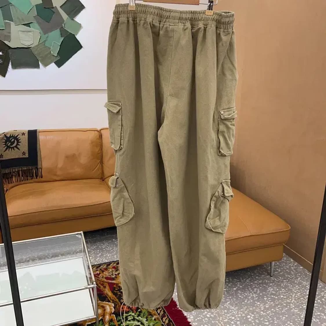 빈티지 밴딩 조거 카고팬츠 면바지 30인치 C05083 상품이미지2