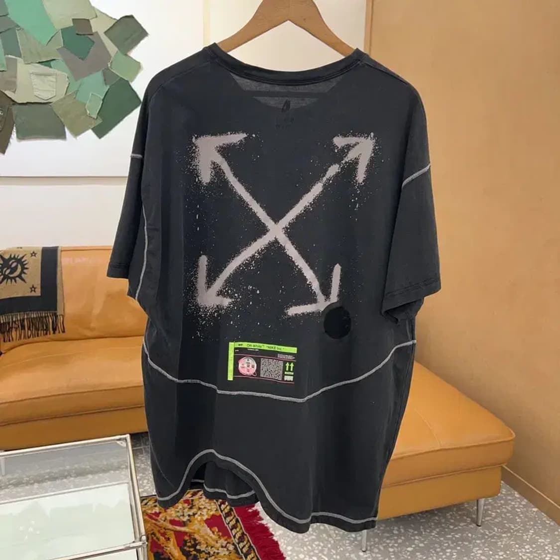 오프 화이트 X 나이키 머큐리얼 NRG 반팔티 105 C05080 상품이미지2